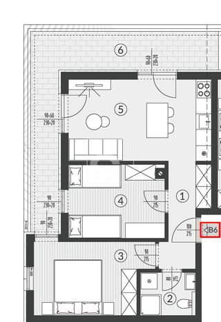 Apartment u Puli, 57.96m², 2 sobe, slika 2