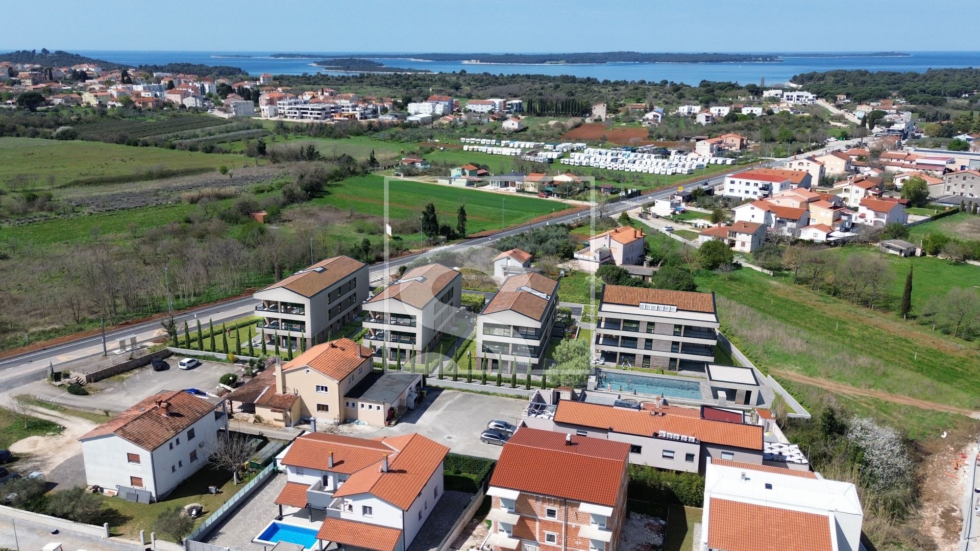 Wohnung u Fažani, 121.57m², 3 sobe