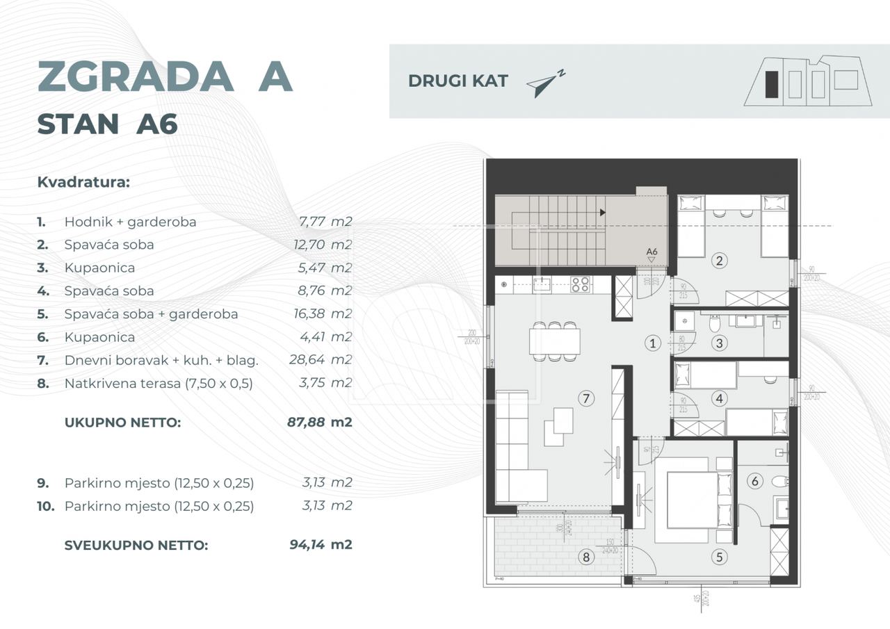 Apartment u Fažani, 94.14m², 3 sobe, slika 2