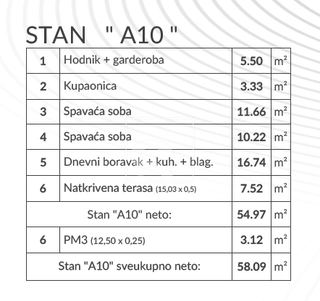 Wohnung u Puli, 61.21m², 2 sobe, slika 3