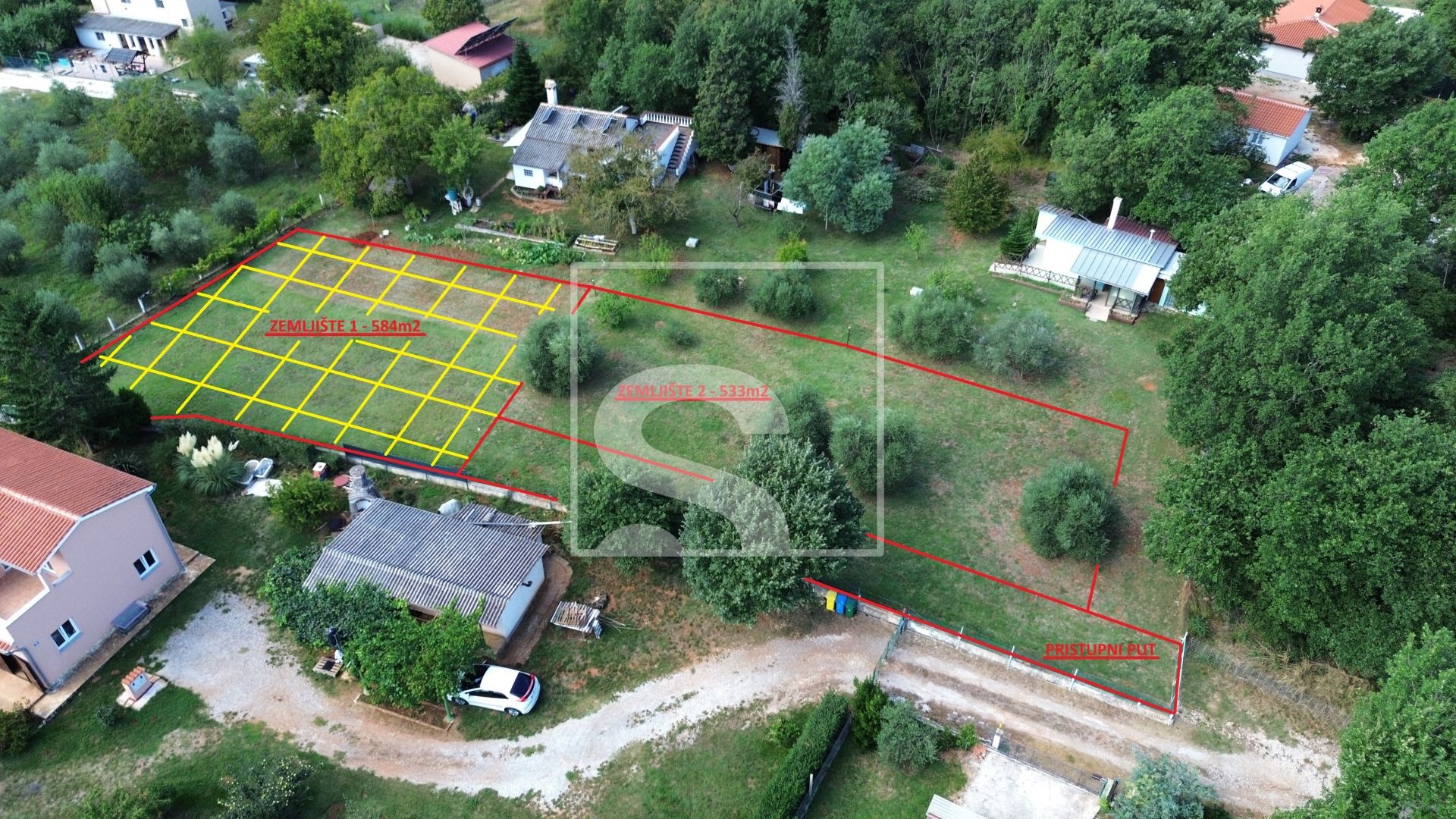 Terreno u Marčani, 658m²