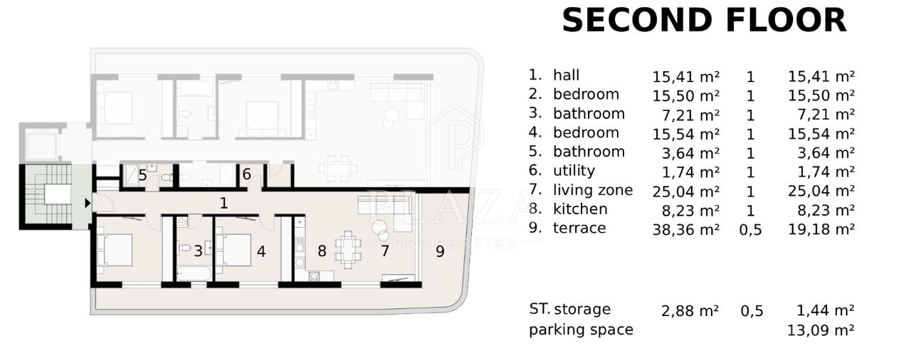 Stan u Opatiji, 130m², 2 sobe, slika 5