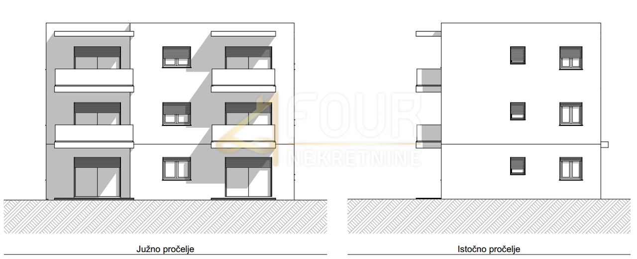 Wohnung u Viškovu, 75.3m², 2 sobe