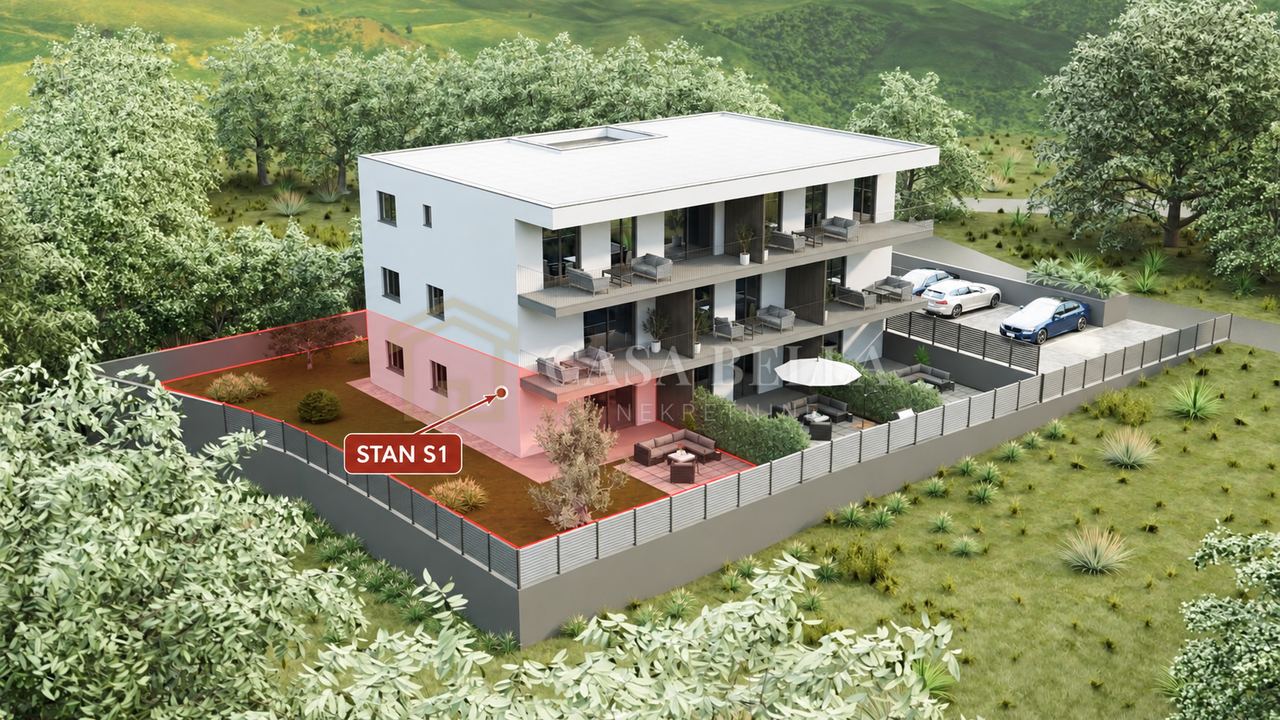 Apartment u Rijeci, 65m², 2 sobe