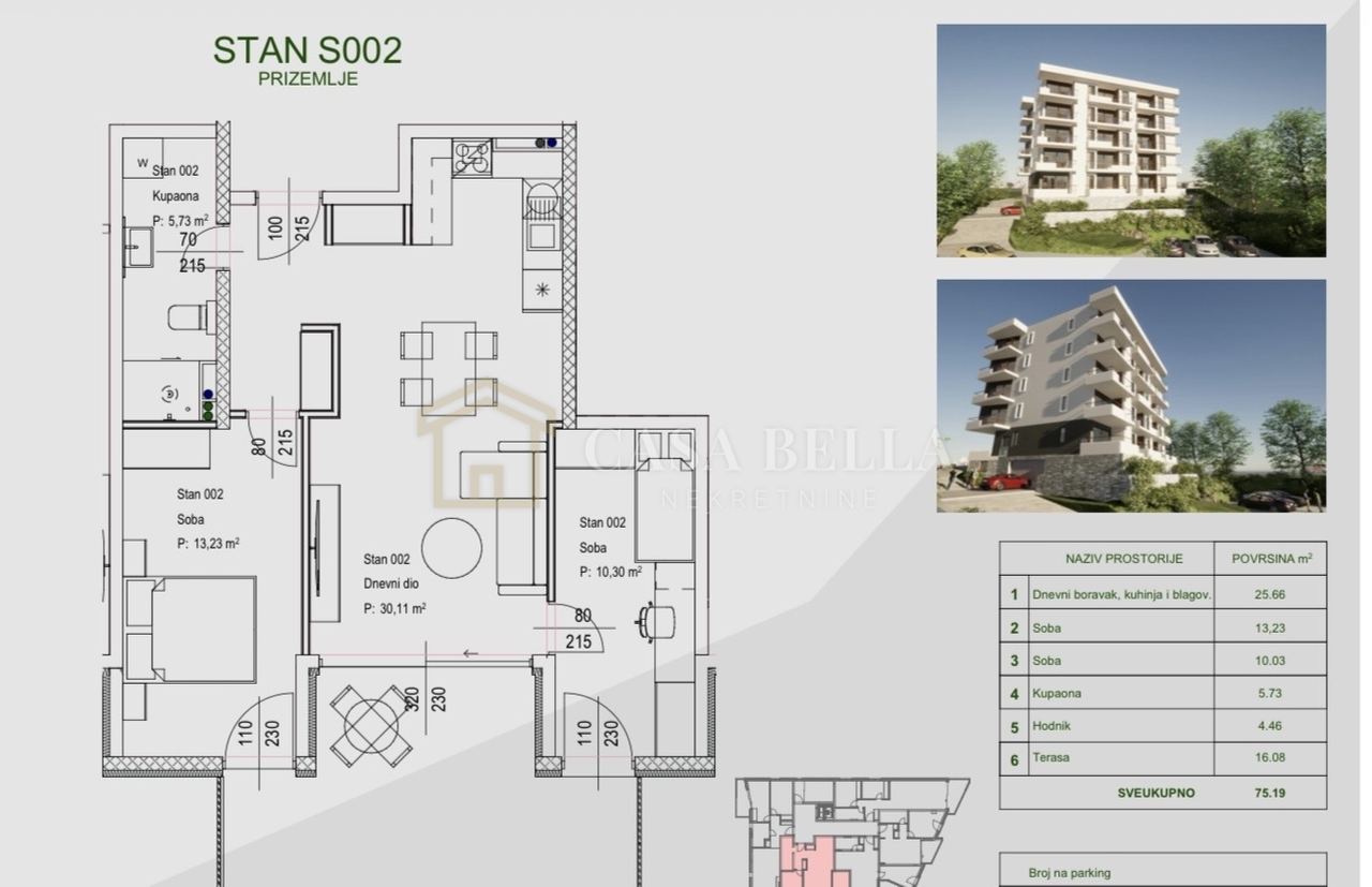 Apartment u Rijeci, 75.19m², 2 sobe, slika 4
