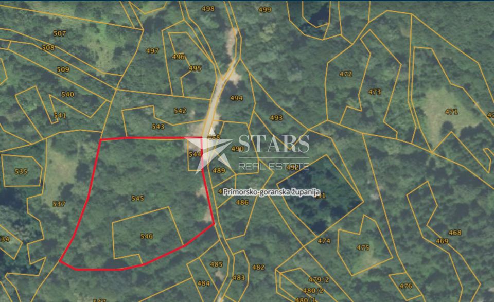 Grundstück u Vrbovsku, 3723m²