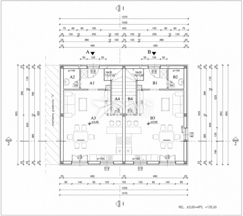 Apartment u Vodnjanu, 72.88m², 2 sobe, slika 3