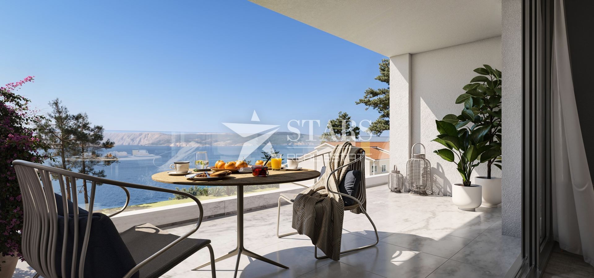 Apartment u Novi Vinodolskiu, 67.39m², 2 sobe