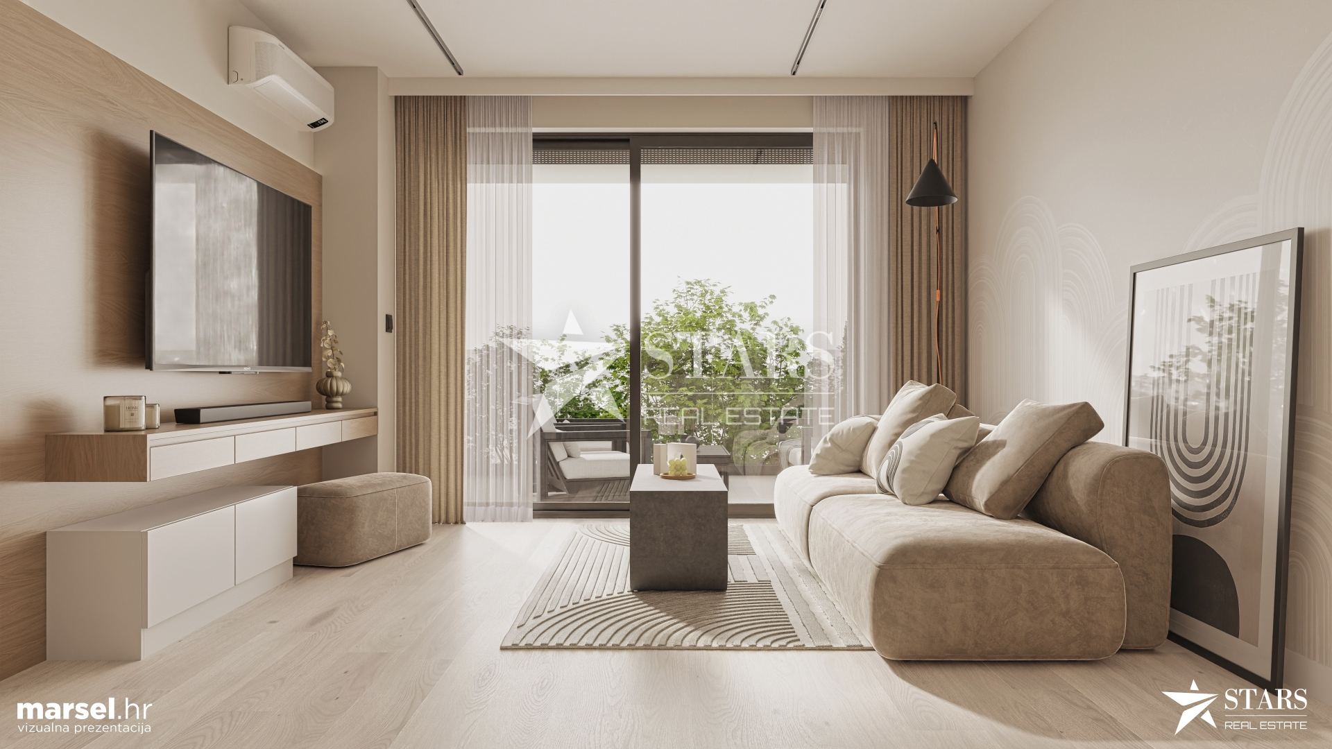 Wohnung u Tar-Vabrizi, 61.48m², 1 soba, slika 4