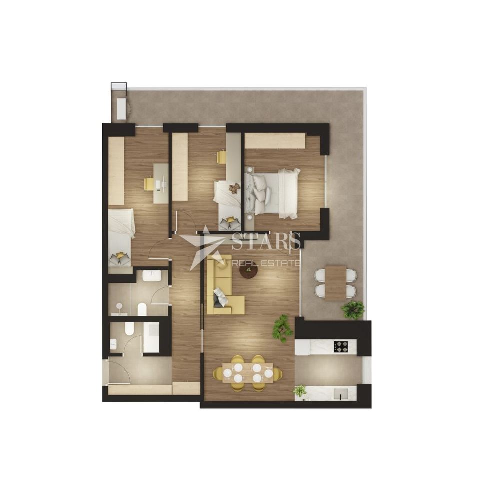 Apartment u Rijeci, 119.39m², 3 sobe
