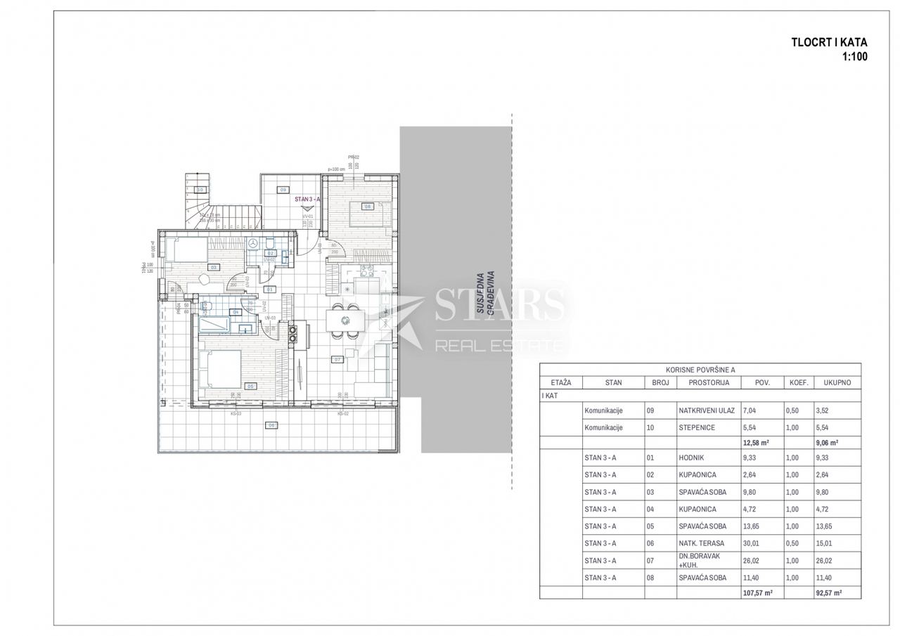 Appartamento u Omišalju, 92.57m², 3 sobe, slika 4
