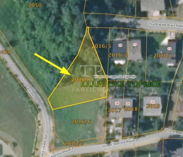 Terreno u Krapinskim Toplicama, 785m², slika 2
