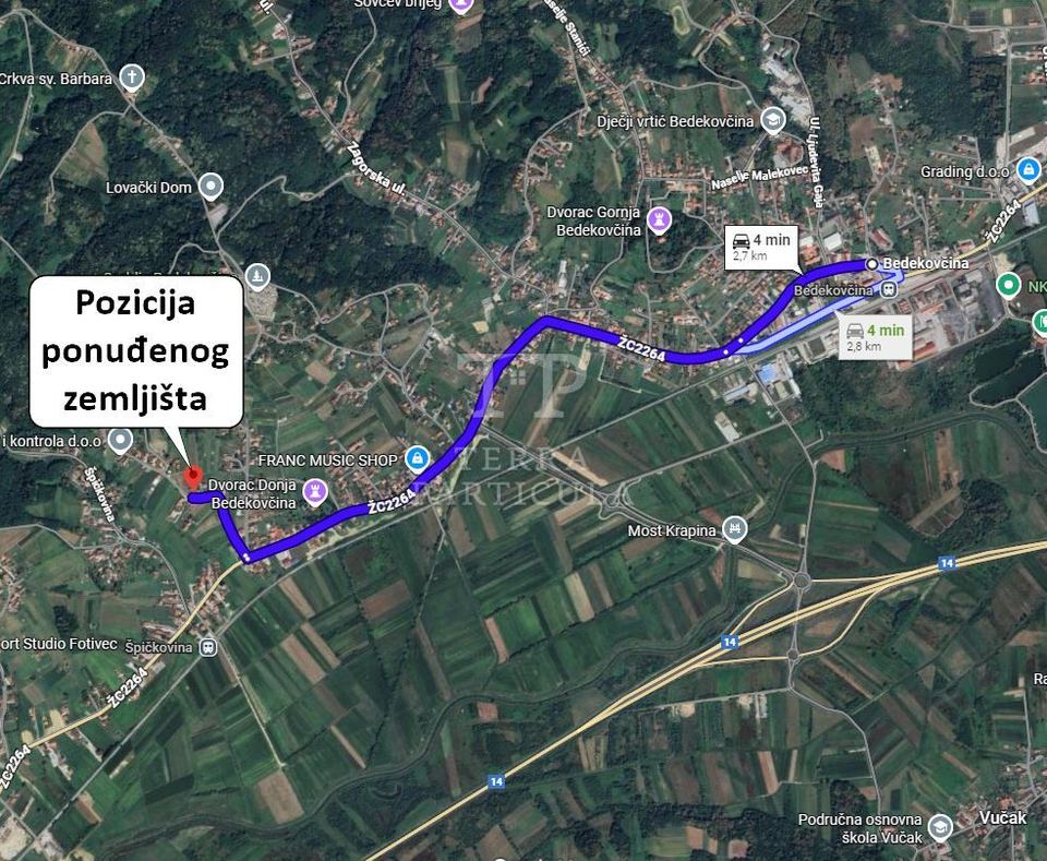 Terreno u Bedekovčini, 1474m², slika 5