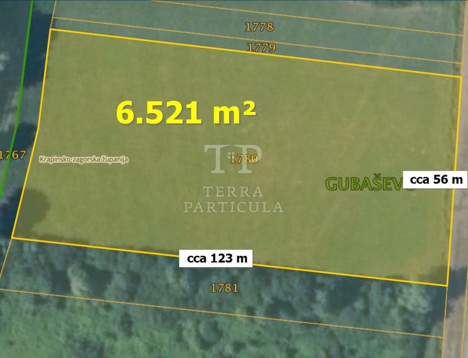 Grundstück u Zaboku, 6521m², slika 2