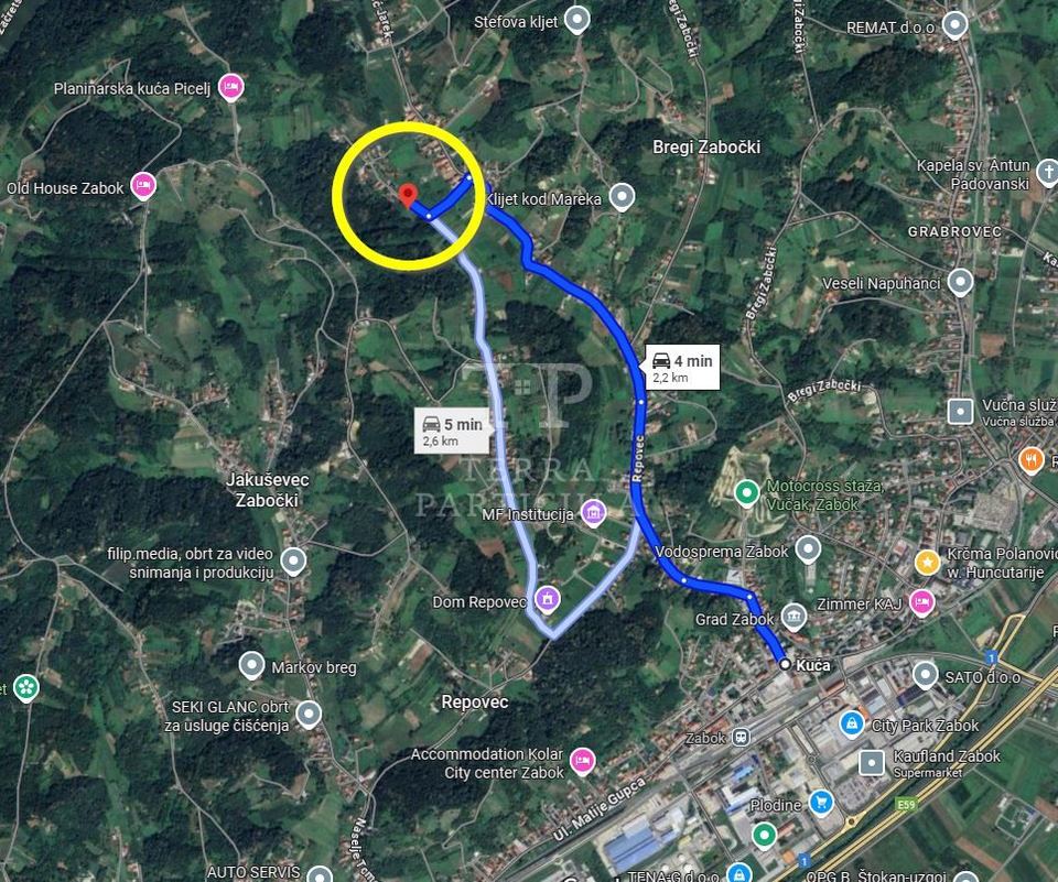 Grundstück u Zaboku, 1429m², slika 5