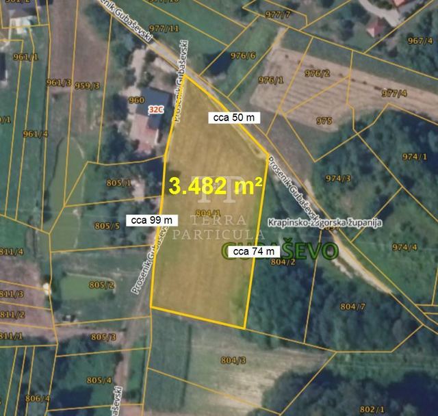 Zemljište u Zaboku, 3482m², slika 2