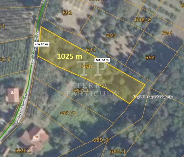 Terreno u Zlataru, 1025m², slika 2