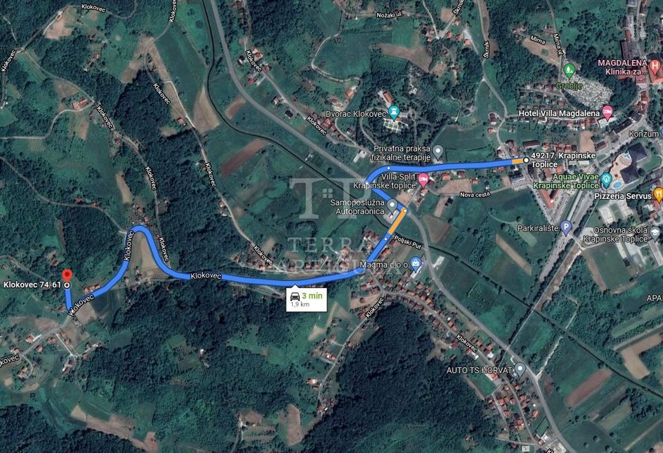 Terreno u Krapinskim Toplicama, 1654m², slika 5