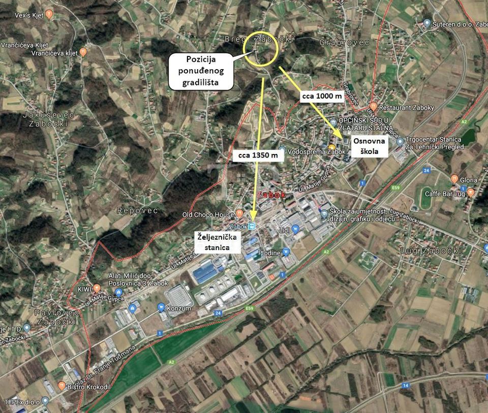 Terreno u Zaboku, 3844m², slika 2