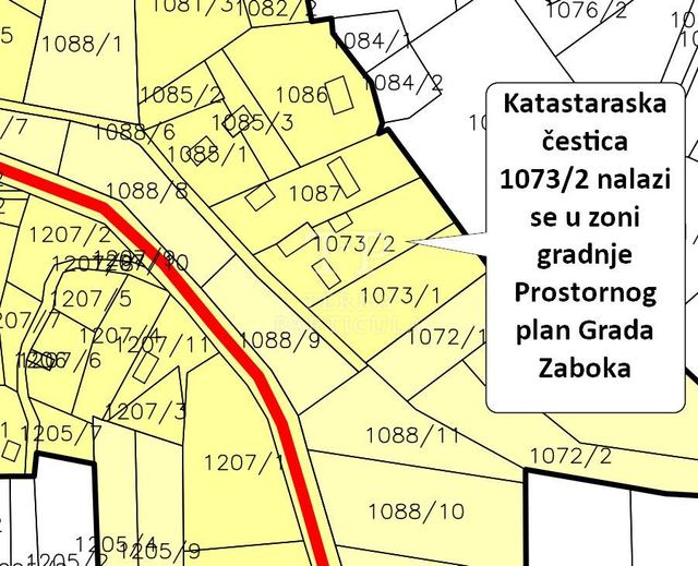 Terreno u Zaboku, 1363m², slika 2