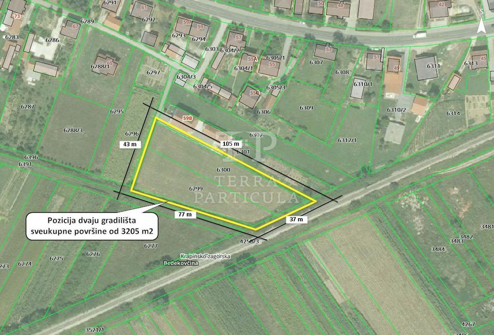 Grundstück u Bedekovčini, 3205m², slika 2