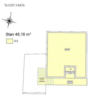 Wohnung u Splitu, 65.23m²