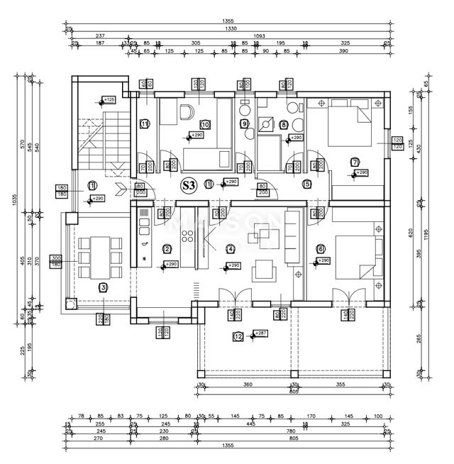 Wohnung u Rijeci, 110.5m², 3 sobe, slika 2