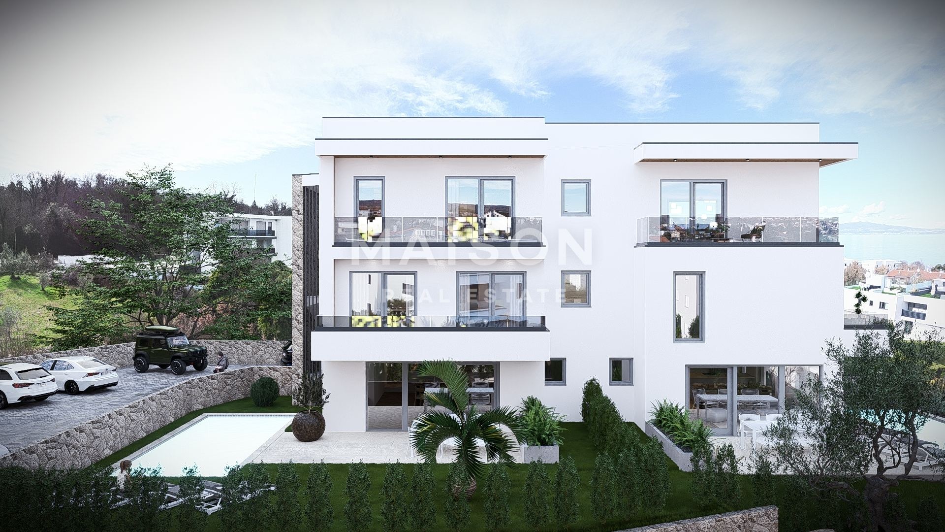 Apartment u Malinskoj - Dubašnici, 104.54m², 2 sobe
