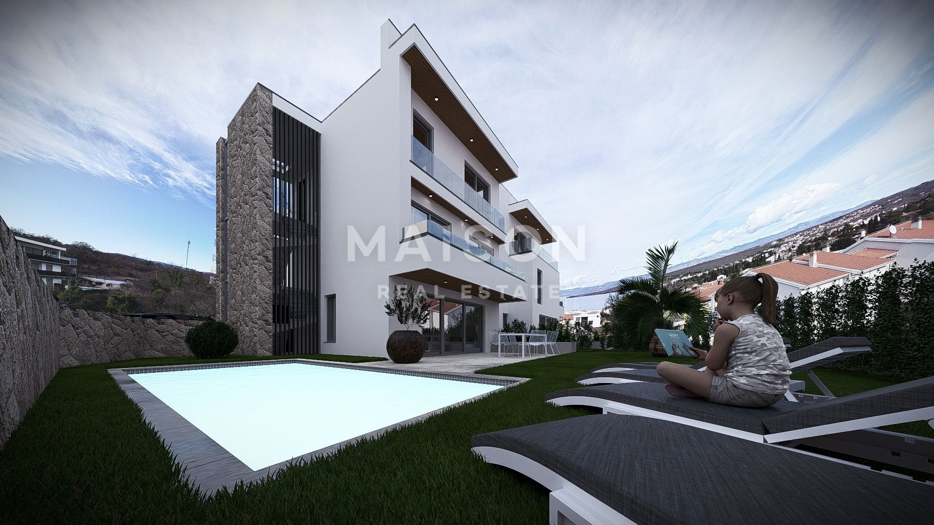 Stan u Malinskoj - Dubašnici, 104.54m², 2 sobe, slika 2