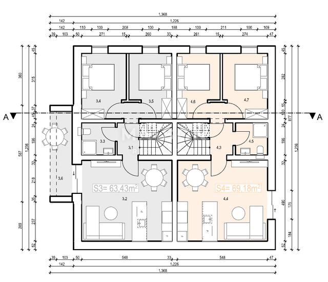 Wohnung u Malinskoj - Dubašnici, 69.18m², 2 sobe, slika 5
