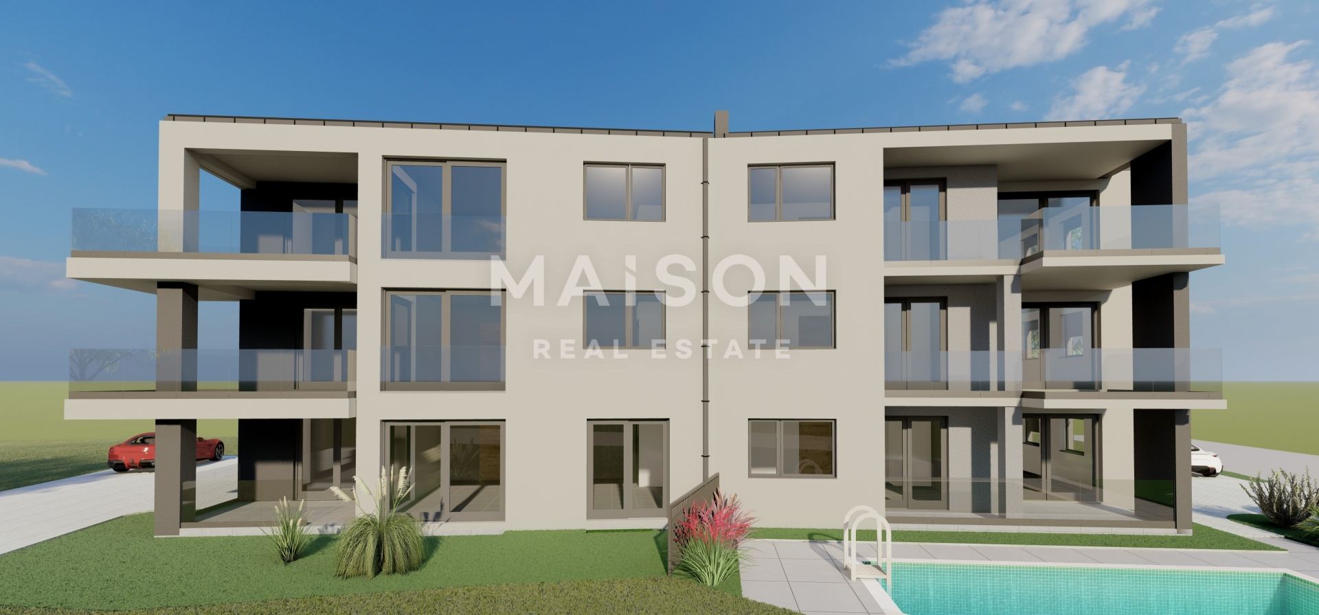 Appartamento u Dobrinju, 68.3m², 2 sobe