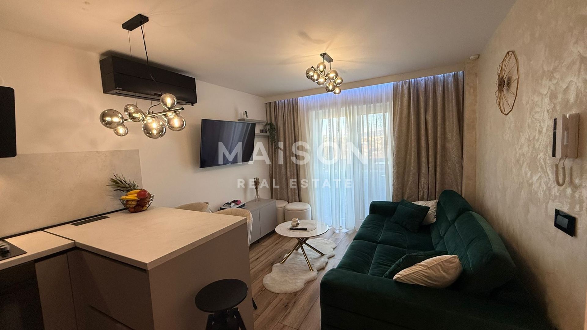 Appartamento u Krku, 44m², 1 soba