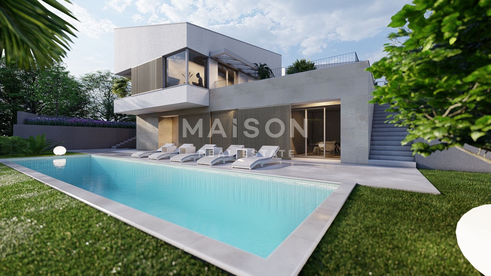 Haus u Malinskoj - Dubašnici, 194.55m², 2 sobe