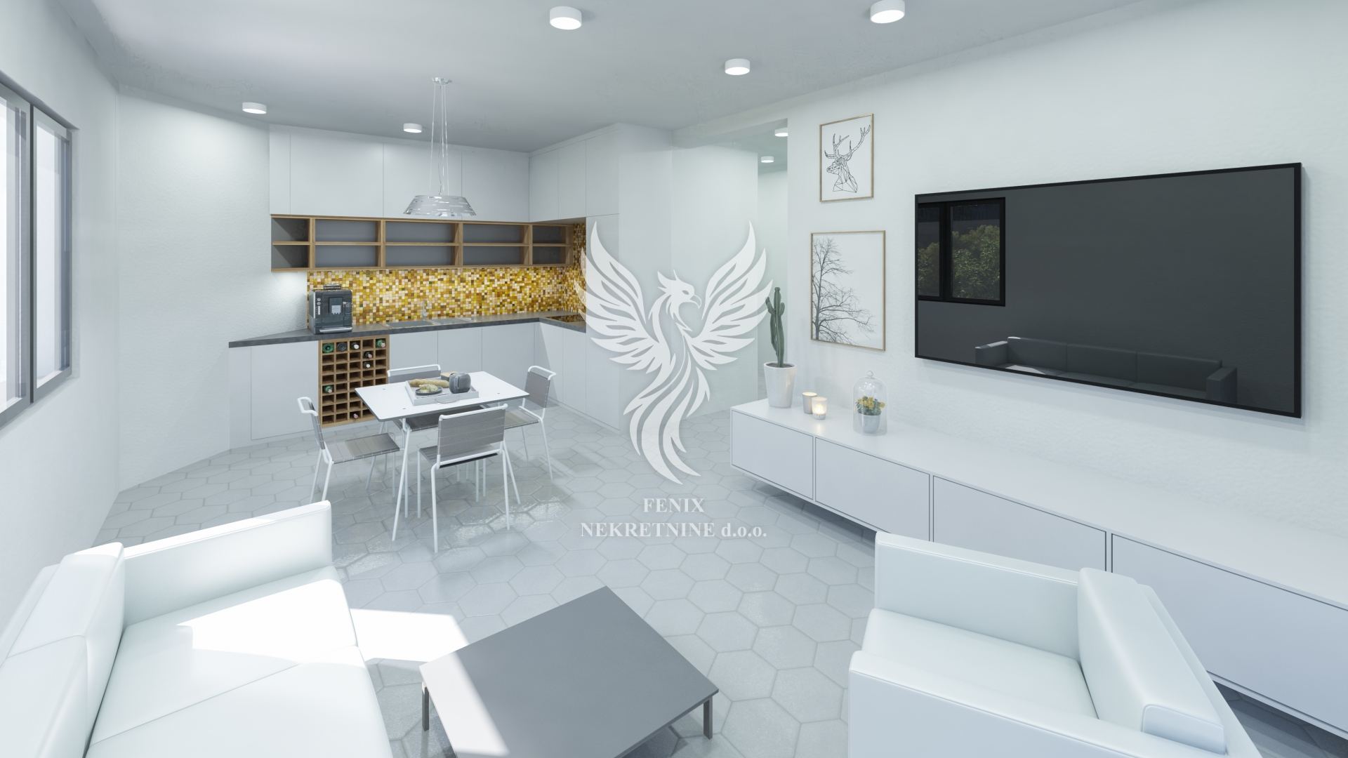 Stan u Tisnu, 99.67m², 3 sobe, slika 4