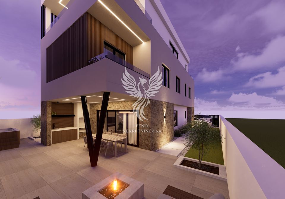 Appartamento u Vodicama, 121m², 2 sobe