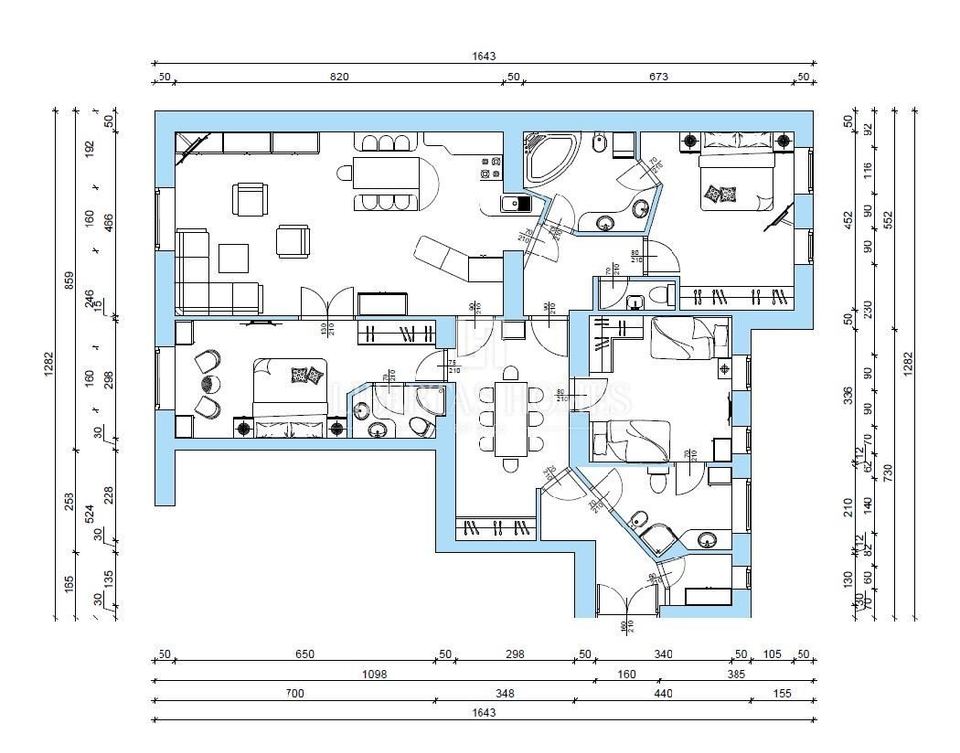 Appartamento u Donji Gradu, 125.42m², 3 sobe, slika 2