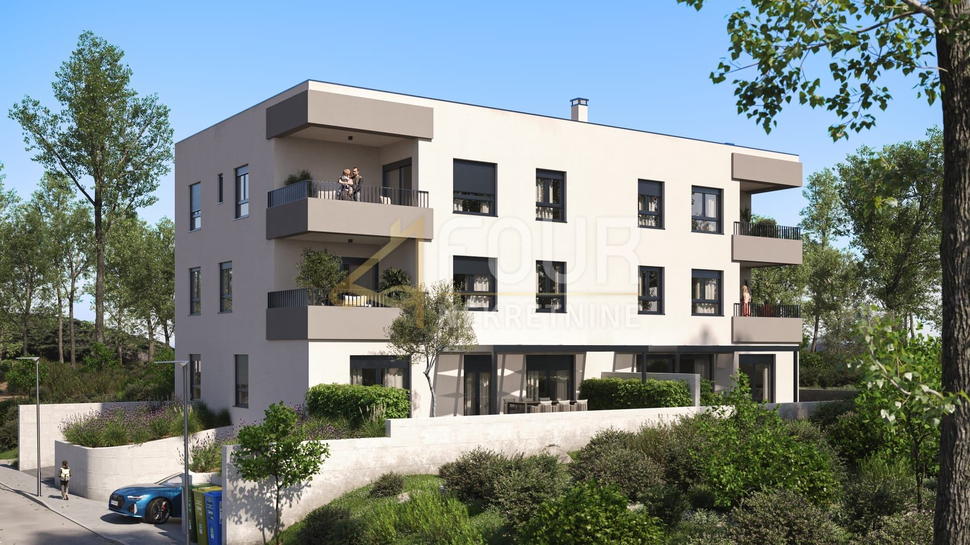 Appartamento u Pola (Pula)u, 95.74m², 3 sobe